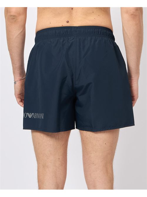 Costume da bagno uomo EA7 con logo a contrasto EMPORIO ARMANI EA7 | 7M000519-AF13049MB010
